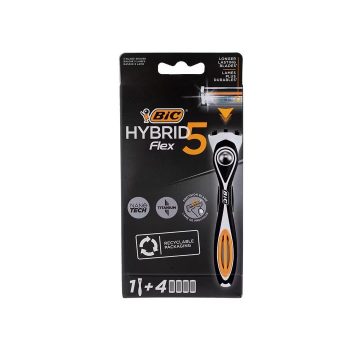 BIC Flex 5 Blades Hybrid Disposable Razors for Men