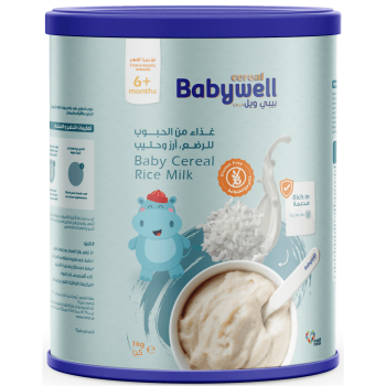 Babywell Baby Cereal Rice And Milk 1000g
