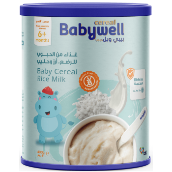 Babywell Baby Cereal Rice And Milk 400g