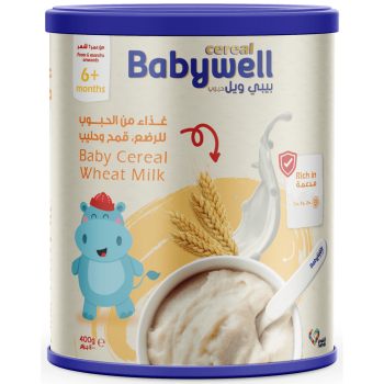 Babywell Baby Cereal Wheat And Milk 400g