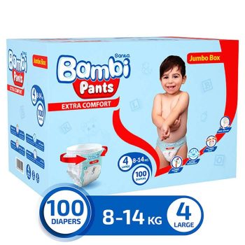 Bambi Pants Size (4) Mega Box 100 Pant