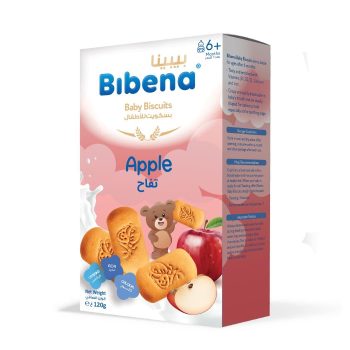 Bibena Baby Biscuits Apple 120g