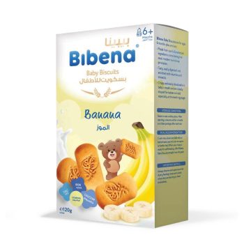 Bibena Baby Biscuits Banana 120g