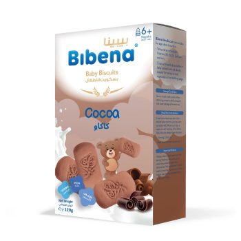 Bibena Baby Biscuits Cocoa 120g