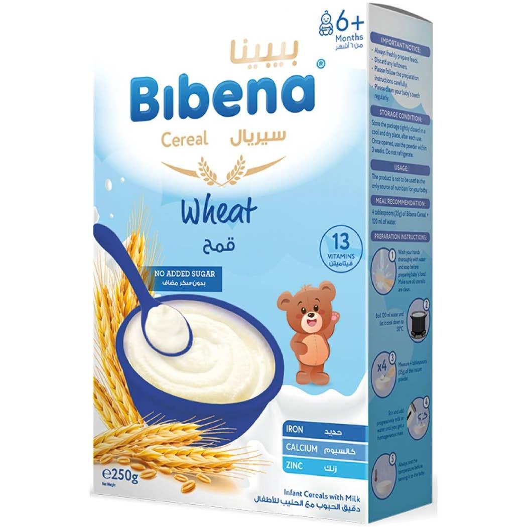 Bibena Milk Cereal Wheat Sugarfree 250g Bibena Milk Cereal Wheat Sugarfree 250g