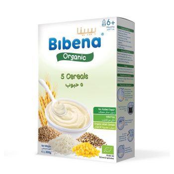 Bibena Organic Milk Free Cereal 5 Cereals 200g