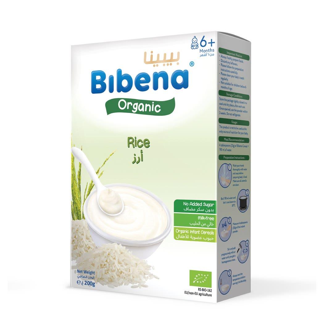 Bibena Organic Milk Free Cereal Rice 200g Bibena Organic Milk Free Cereal Rice 200g