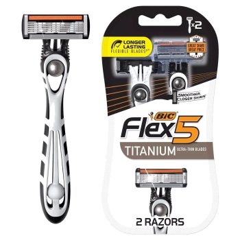 Bic Razors Flex 5 Hybrid Men's with Refills