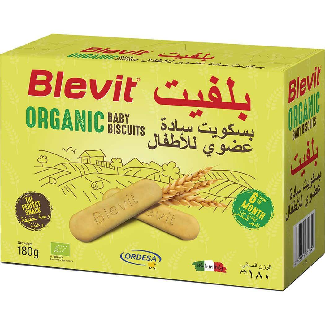 Blevit Organic Baby Biscuits +6 Months 180g Blevit Organic Baby Biscuits +6 Months 180g