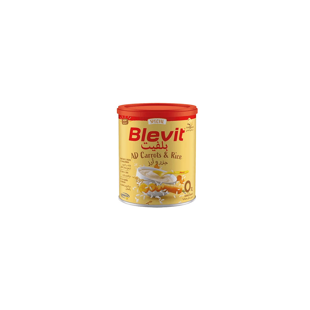 Blevit Special Ad Carrots And Rice 0% Added Suger 250 Gm Blevit Special Ad Carrots And Rice 0% Added Suger 250 Gm