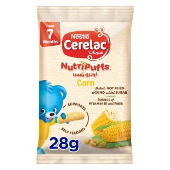 Cerelac Nutripuffs Corn 28g +7months