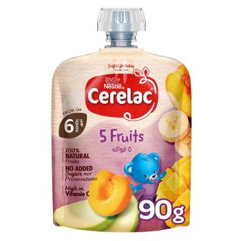 Cerelac Puree 6 Fruits 90g +6Months