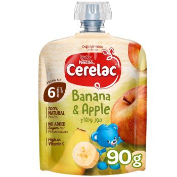 Cerelac Puree Banana & Apple 90g