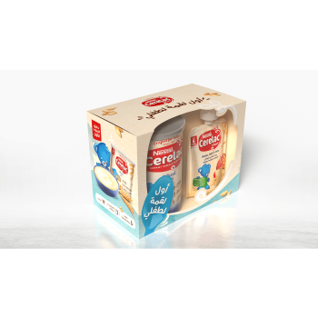 Cerelac Wheat 400g+ Puree Apple,Banana&Outs 90g +6m