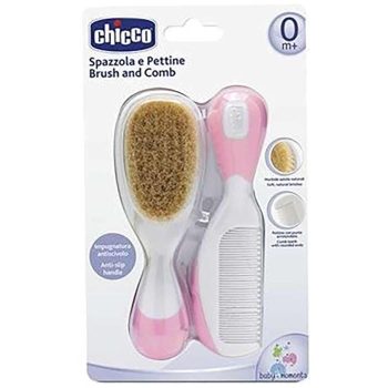 Chicco Brush And Comb Pink