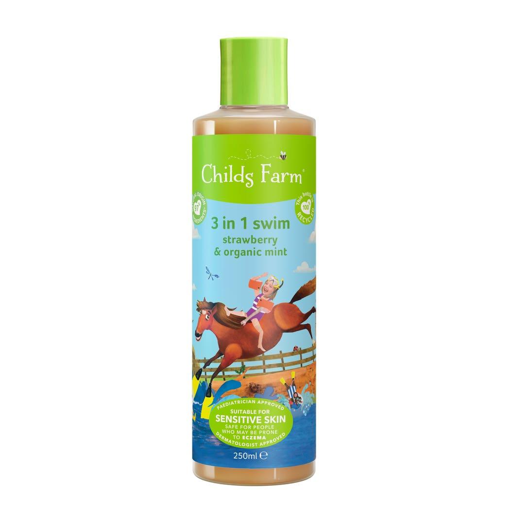 Childs Farm 3 In 1 Swim Strawberry & Mint 250ml Childs Farm 3 In 1 Swim Strawberry & Mint 250ml