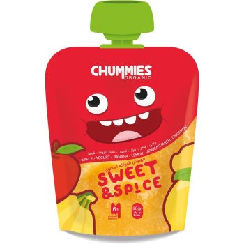 Chummies Organic Banana, Lemon & Cinnamon 90g +6 Months