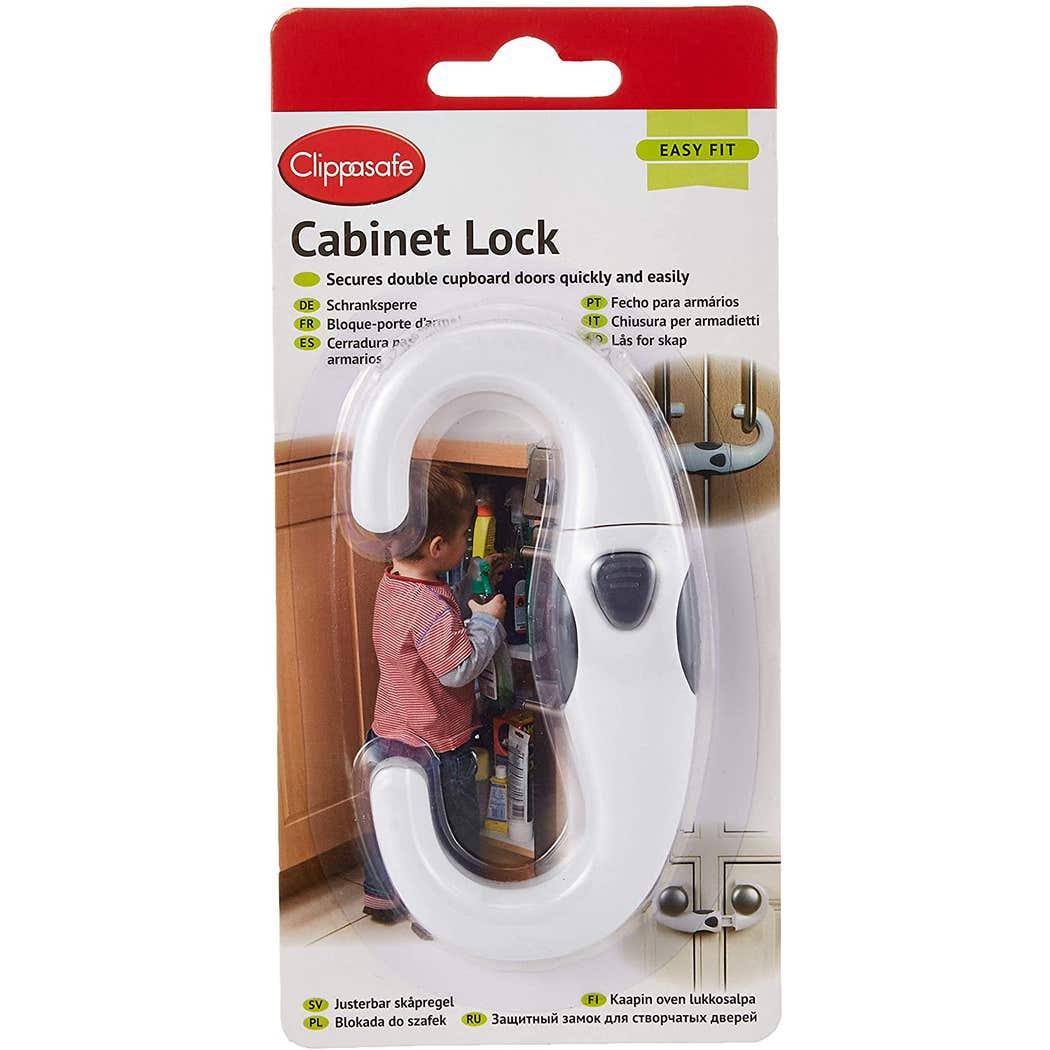 Clippasafe Cabinet Lock - New Style - Single Pk Clippasafe Cabinet Lock - New Style - Single Pk