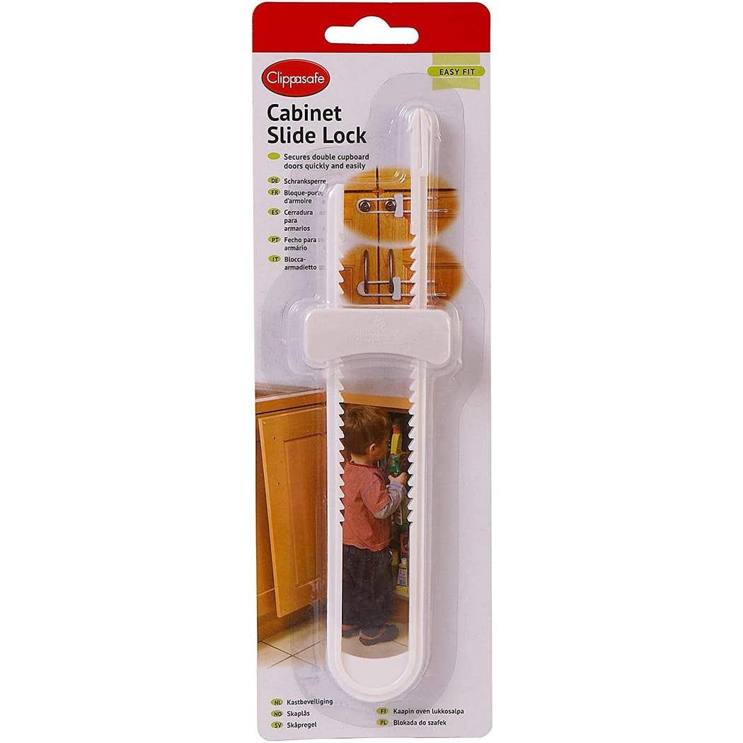 Clippasafe Cabinet Slide Lock - New Style Clippasafe Cabinet Slide Lock - New Style