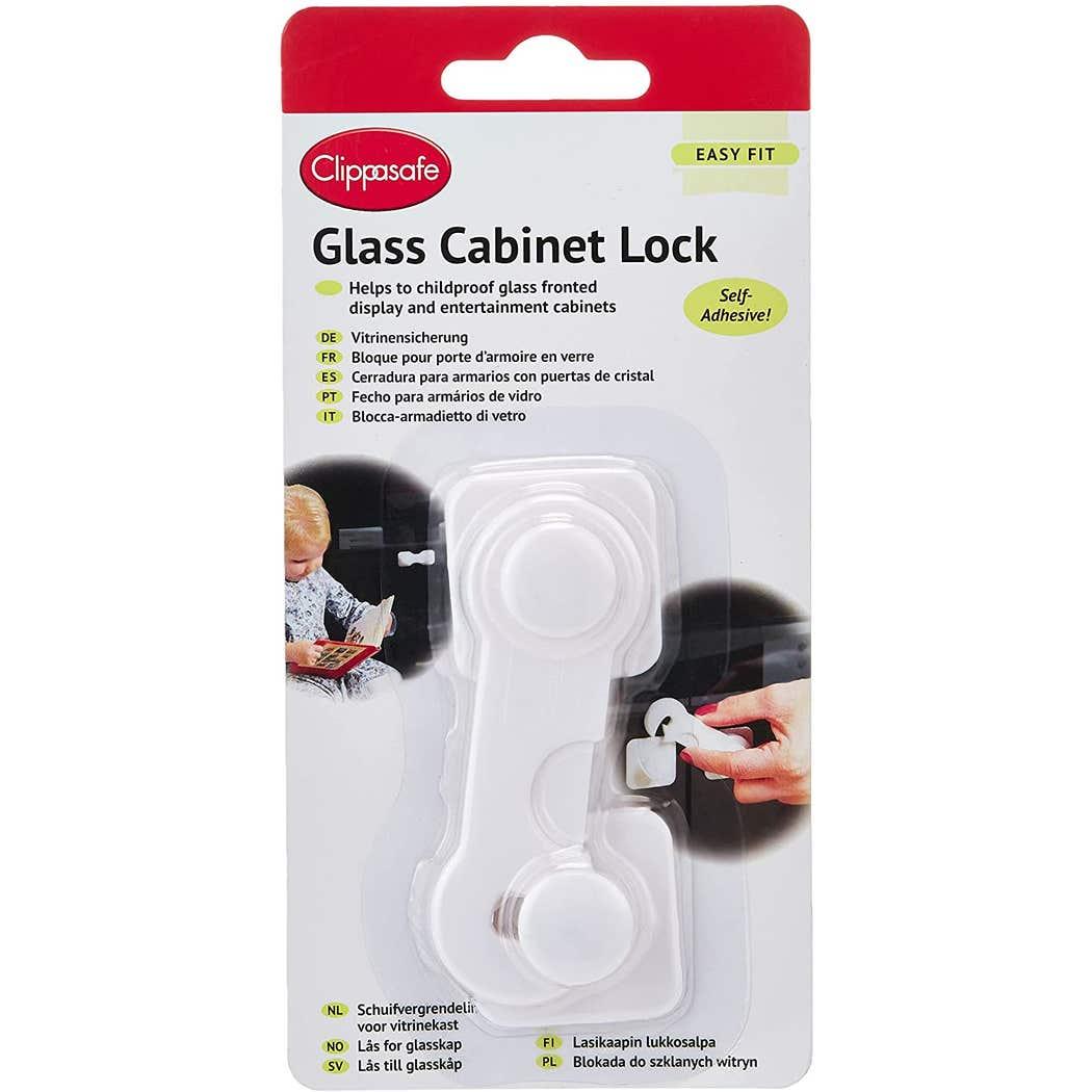Clippasafe Glass Cabinet Lock Clippasafe Glass Cabinet Lock