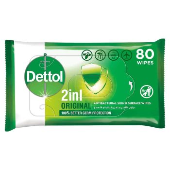 Dettol Antiseptic Wet Wipes 80 pcs