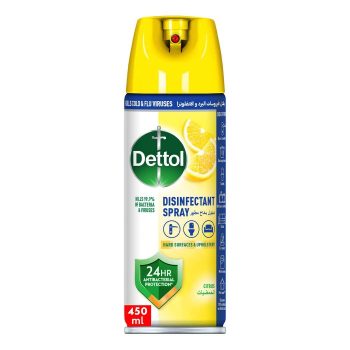 Dettol Multi-Purpose Disinfectant Spray, Citrus Scent, 450ml