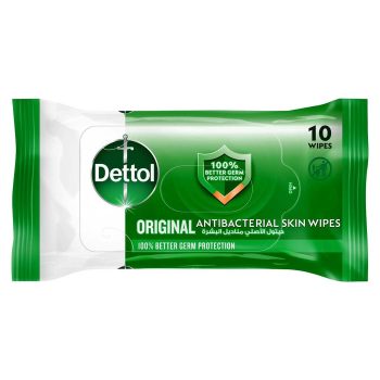 Dettol Original Antibacterial Skin Wipes 10 Count