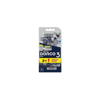 Dorco 3 Fit Portable Razors (3+1)