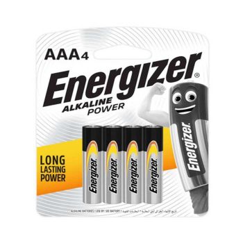 Energizer Power Alkaline AAA4 Batteries