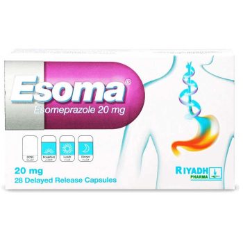 Esoma 20 Mg Delayed Release 28 Capsules