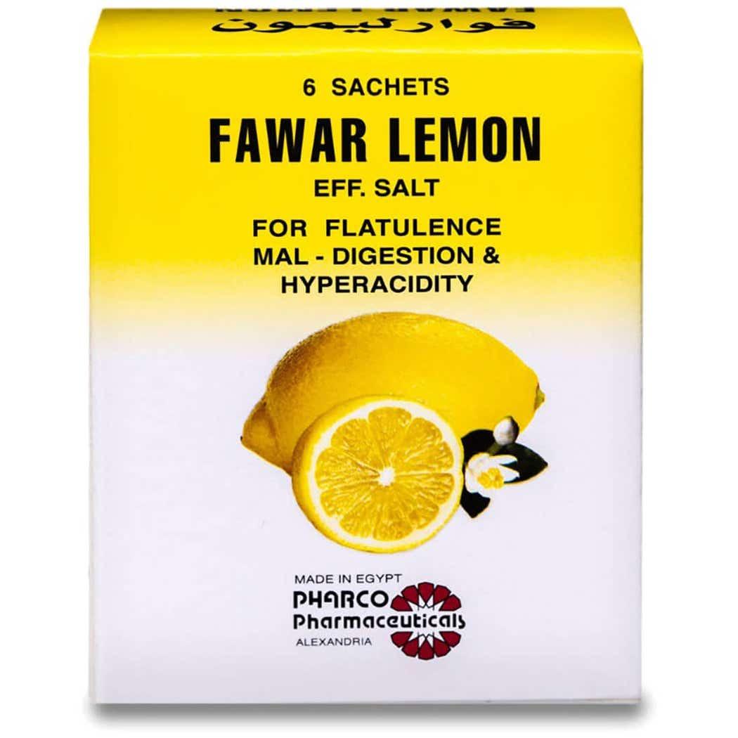 Fawar Lemon Effervescent Sachets 6 Pcs Fawar Lemon Effervescent Sachets 6 Pcs