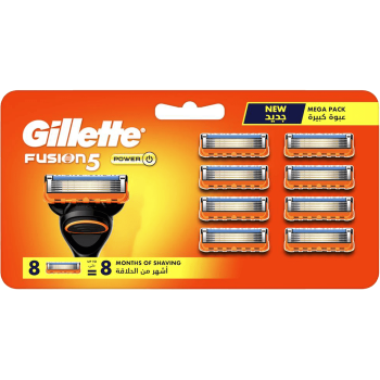 Gillette Blades Fusion 5 Power Refill 8 Pcs