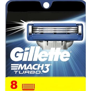 Gillette Blades Mach3 Turbo Refill 8 pcs