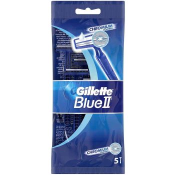 Gillette Blue II Disposable Razor Pack of 5 pcs