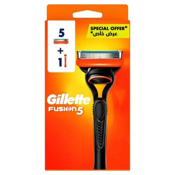 Gillette Football Fusion5 Rasoir + 5 Replacment