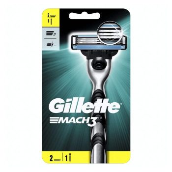 Gillette Mach 3 Razor + 2 Blades Refill