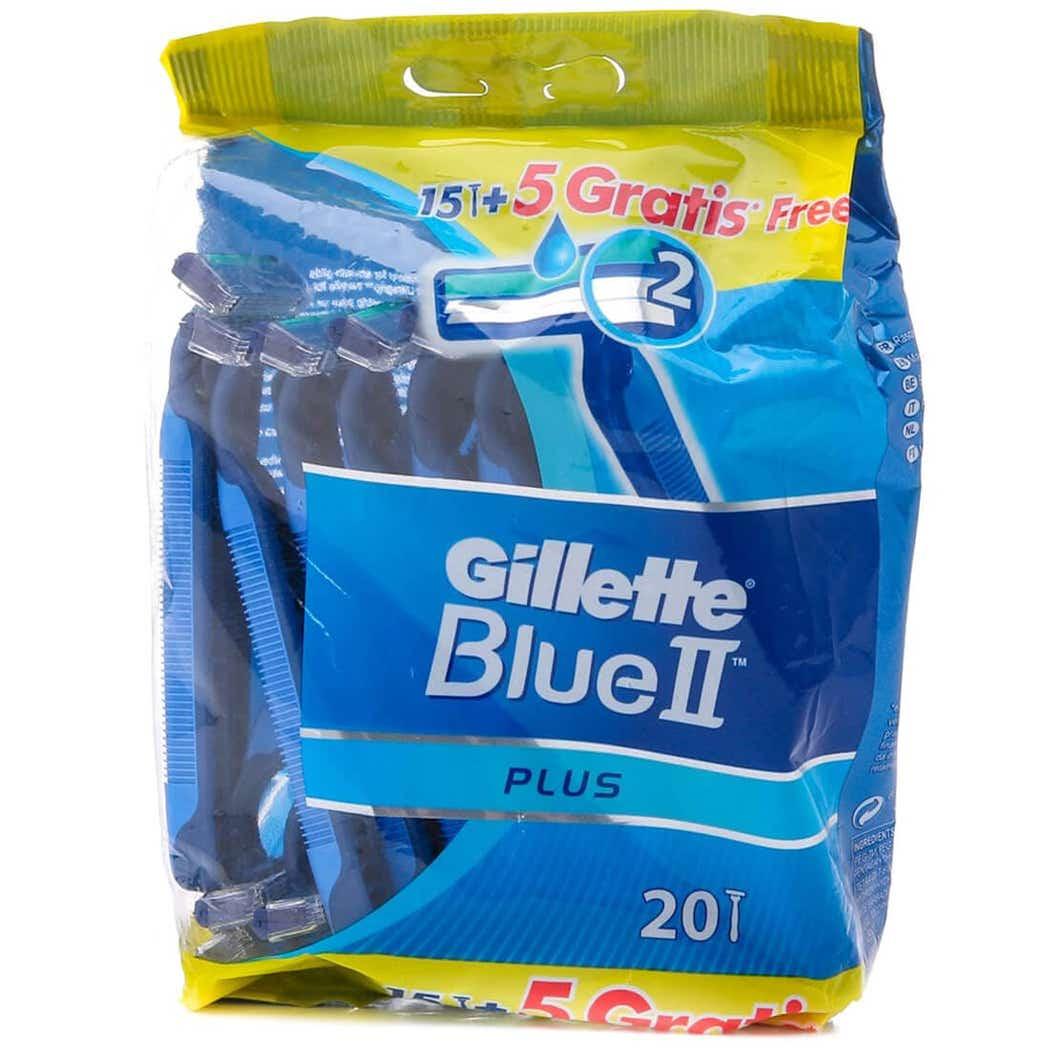 Gillette Razor Blue Ii Plus Promo 15 Pcs + 5 Pcs Free Gillette Razor Blue Ii Plus Promo 15 Pcs + 5 Pcs Free