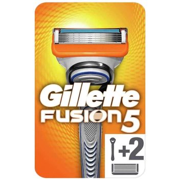 Gillette Razor Fusion + 2 Refill Blades
