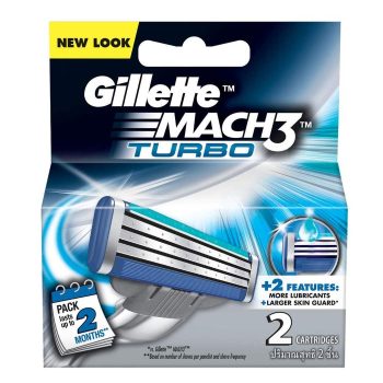 Gillette Razor Mach3 Turbo 2 Blades
