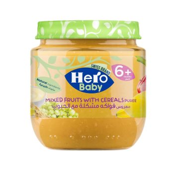 Hero Baby Mixed Fruits with Cereals Jar 125 gm