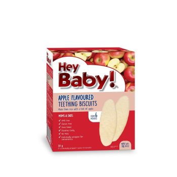 Hey Baby Apple Teething Biscuits above 6 m 50 G