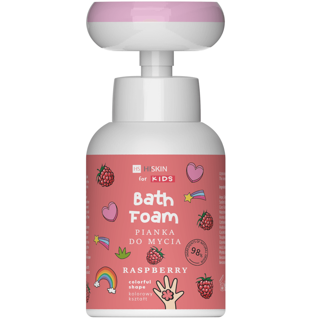 Hiskin Kids Body Bath Foam Raspberry 300ml Hiskin Kids Body Bath Foam Raspberry 300ml