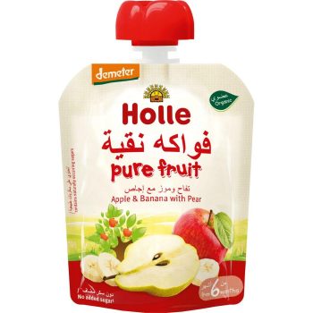 Holle Pouch Apple & Banana With Pear 90 Gm