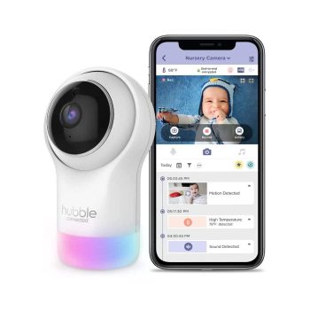 Hubble Pg Smart Hd Baby Monitor With Night Light Wi-Fi