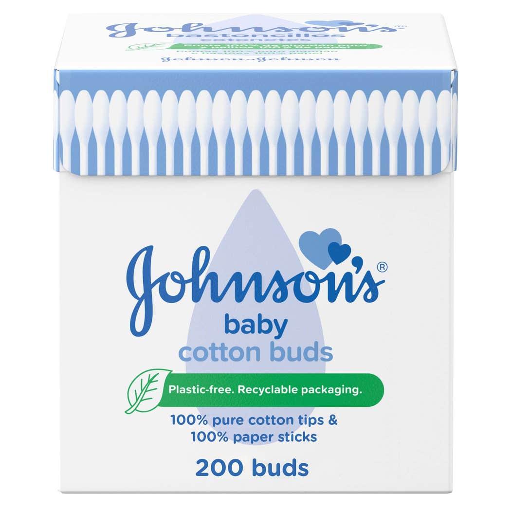 Johnson's Baby Cotton Buds Box of 200 sticks Johnson's Baby Cotton Buds Box of 200 sticks