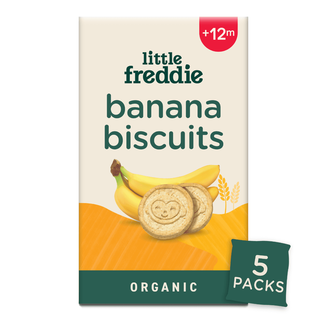 Little Freddie Organic Banana Biscuits 12m + 100g Little Freddie Organic Banana Biscuits 12m + 100g