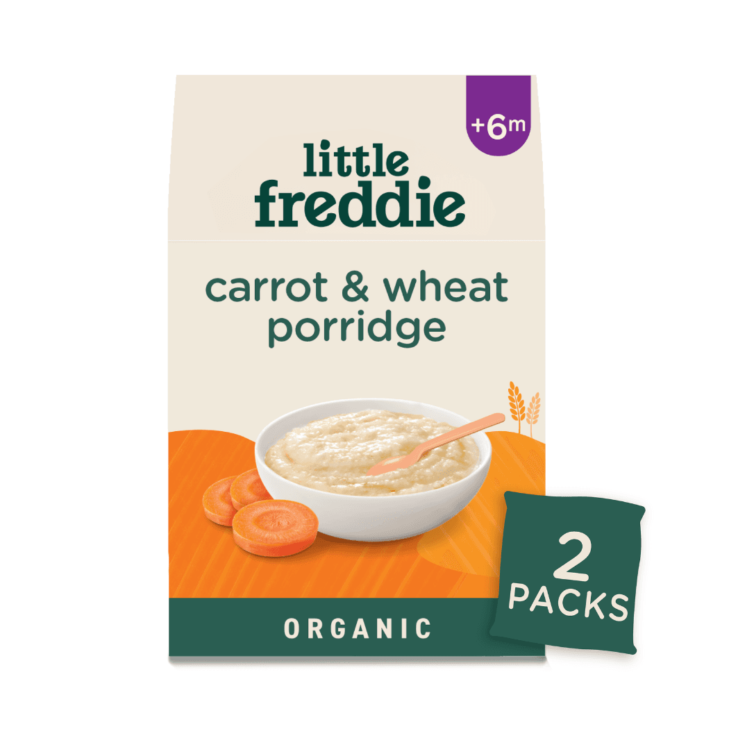 Little Freddie Organic Carrot & Wheat Porridge +6m 160g Little Freddie Organic Carrot & Wheat Porridge +6m 160g