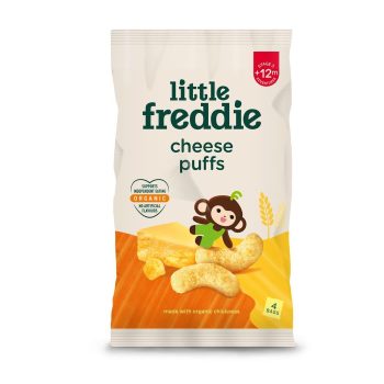 Little Freddie Organic Cheese Puffs +6m 44g