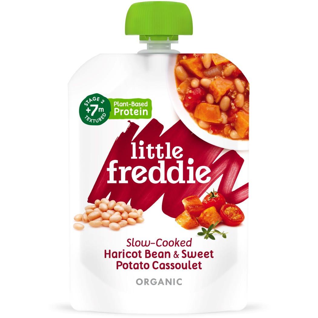 Little Freddie Organic Puree Haricot Bean Sweet Potato 130g Little Freddie Organic Puree Haricot Bean Sweet Potato 130g