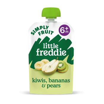 Little Freddie Organic Puree Kiwis, Bananas & Pears 100g +6m